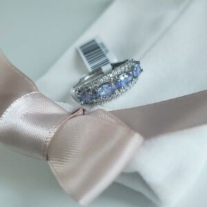 Tanzanite ring sterling silver
